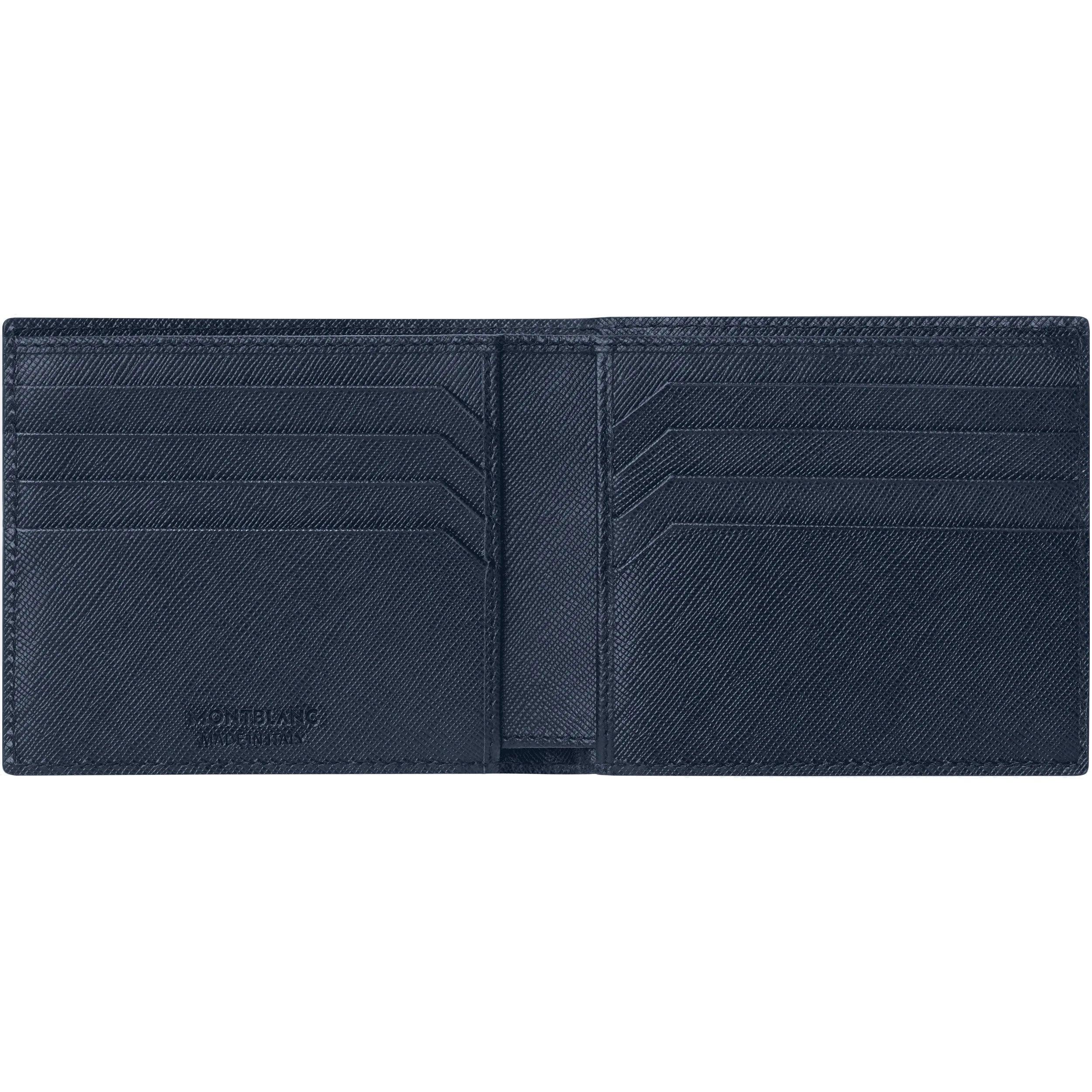 Montblanc portafoglio 8 scomparti Montblanc Sartorial blu 128587