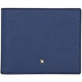 Montblanc portafoglio 8 scomparti Sartorial blu indaco 113213