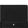 Montblanc portafoglio 8 scomparti Sartorial Jet nero 118393