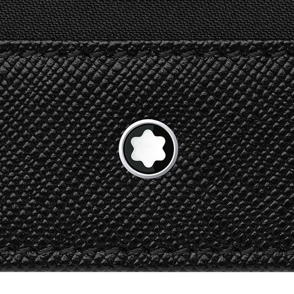 Montblanc portafoglio 8 scomparti Sartorial Jet nero 118393