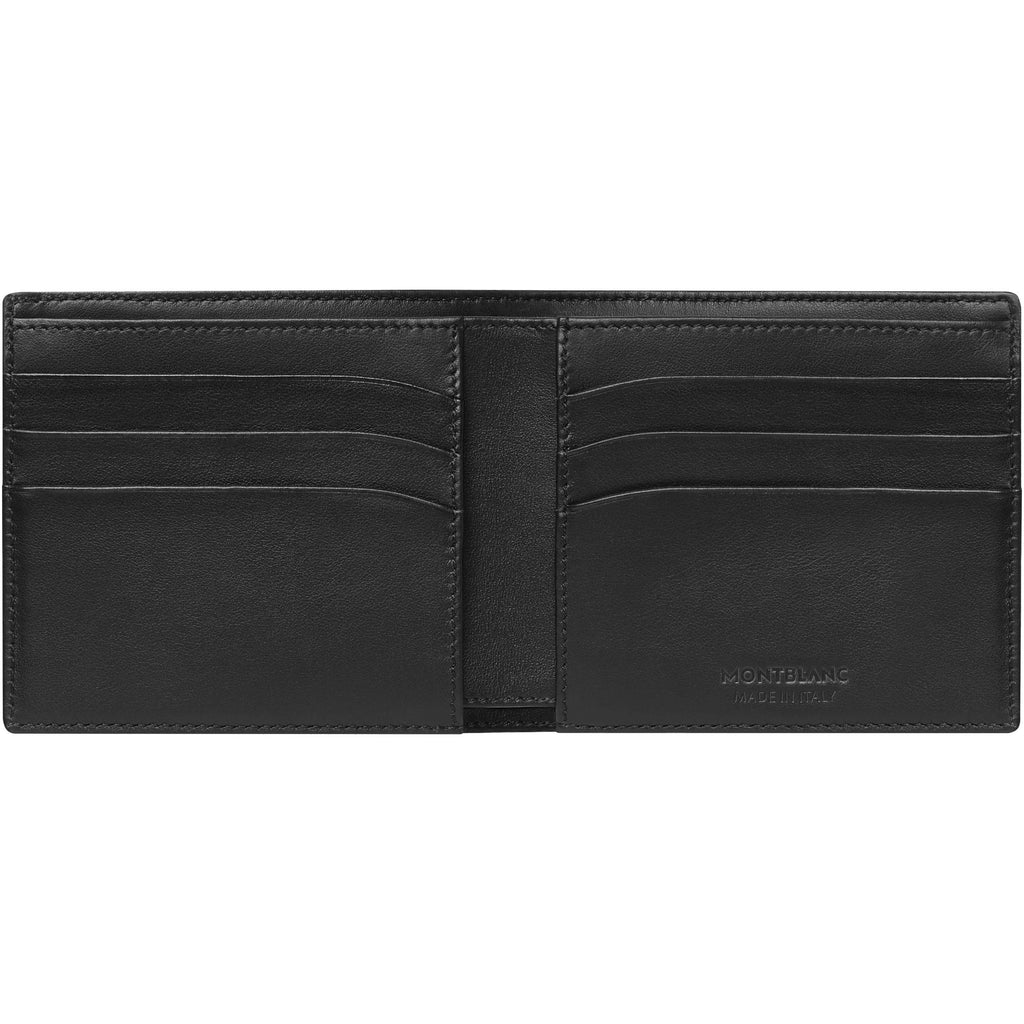 Montblanc portafoglio a 6 scomparti Meisterstück Soft Grain nero 126250