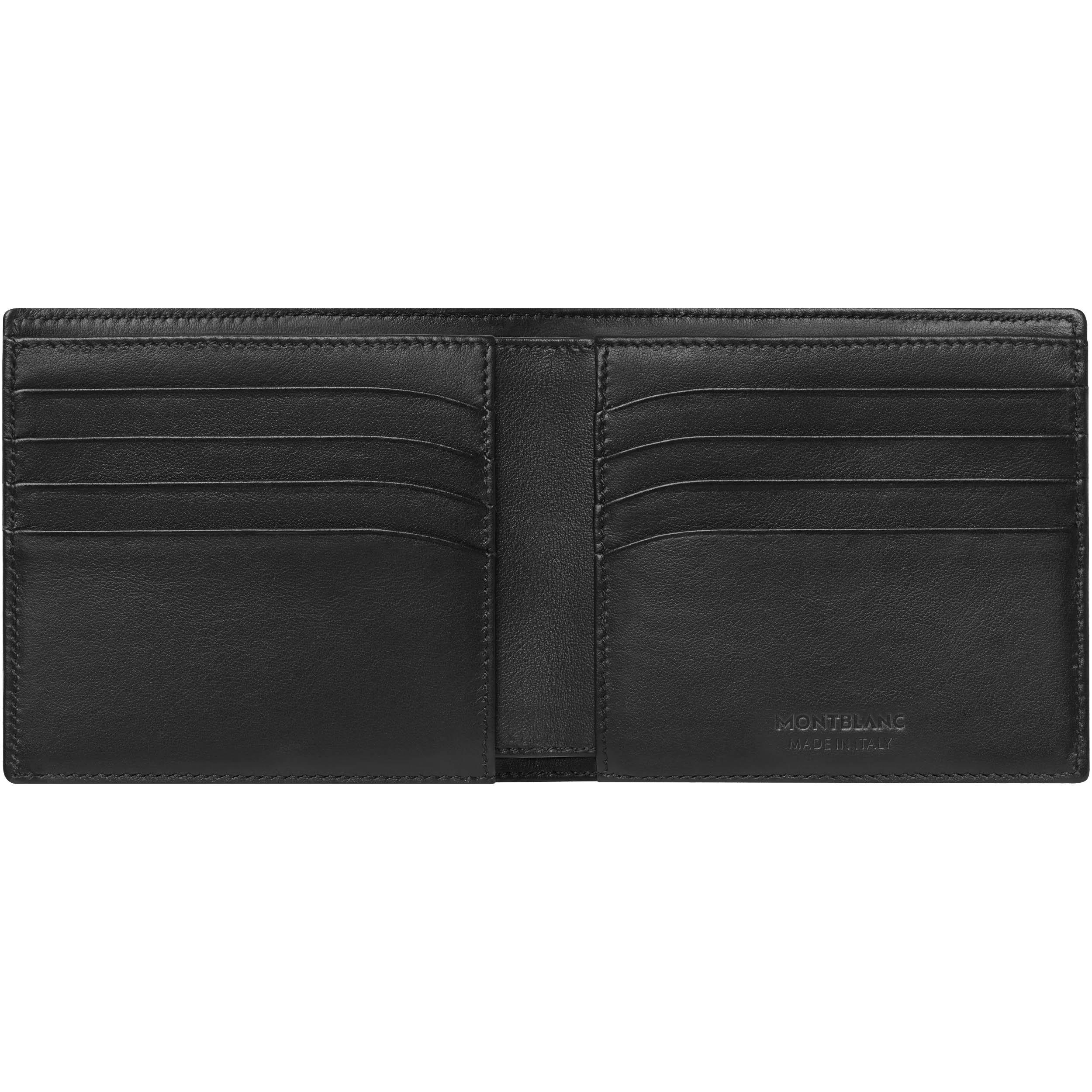 Montblanc portafoglio a 8 scomparti Meisterstück Soft Grain nero 126251