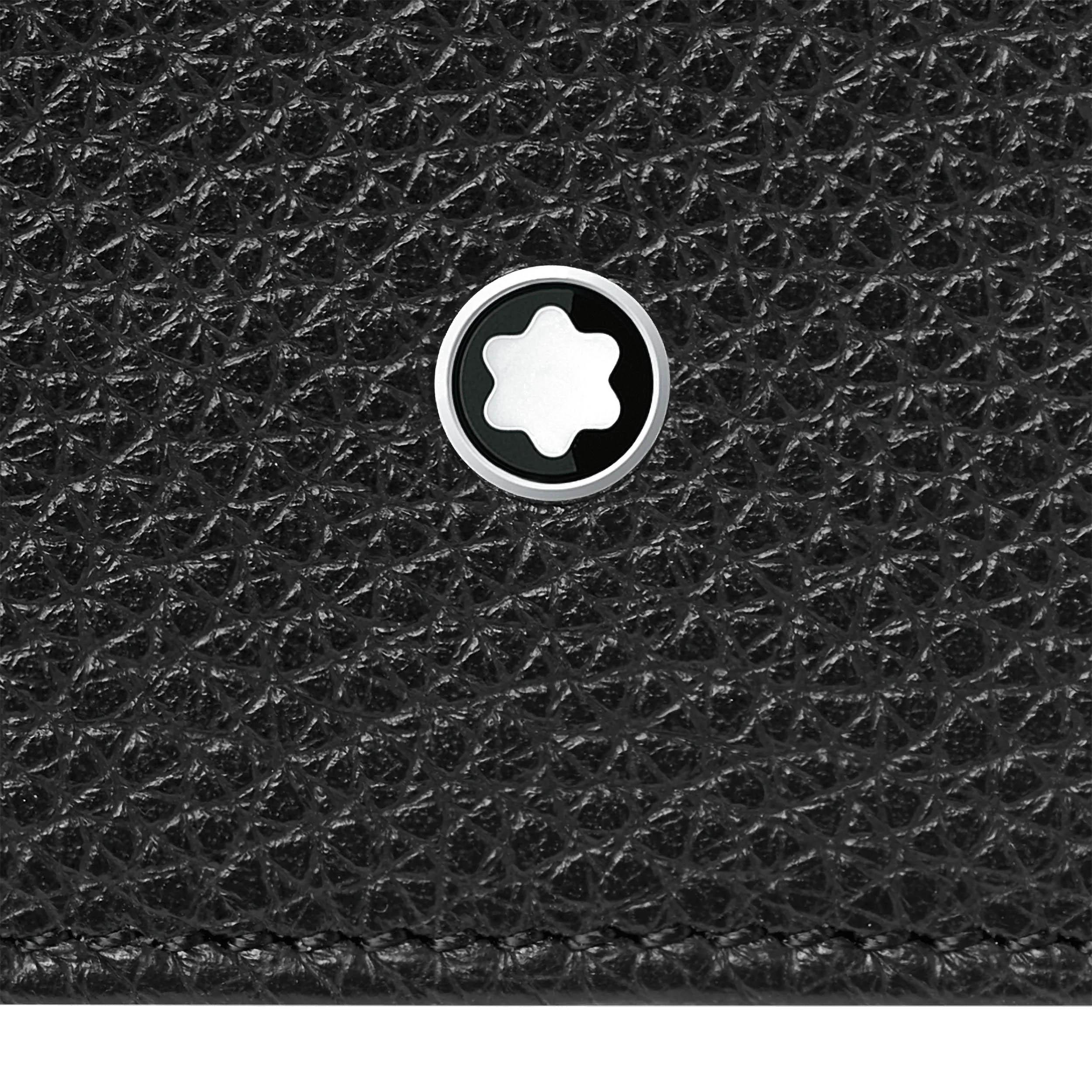 Montblanc portafoglio a 8 scomparti Meisterstück Soft Grain nero 126251