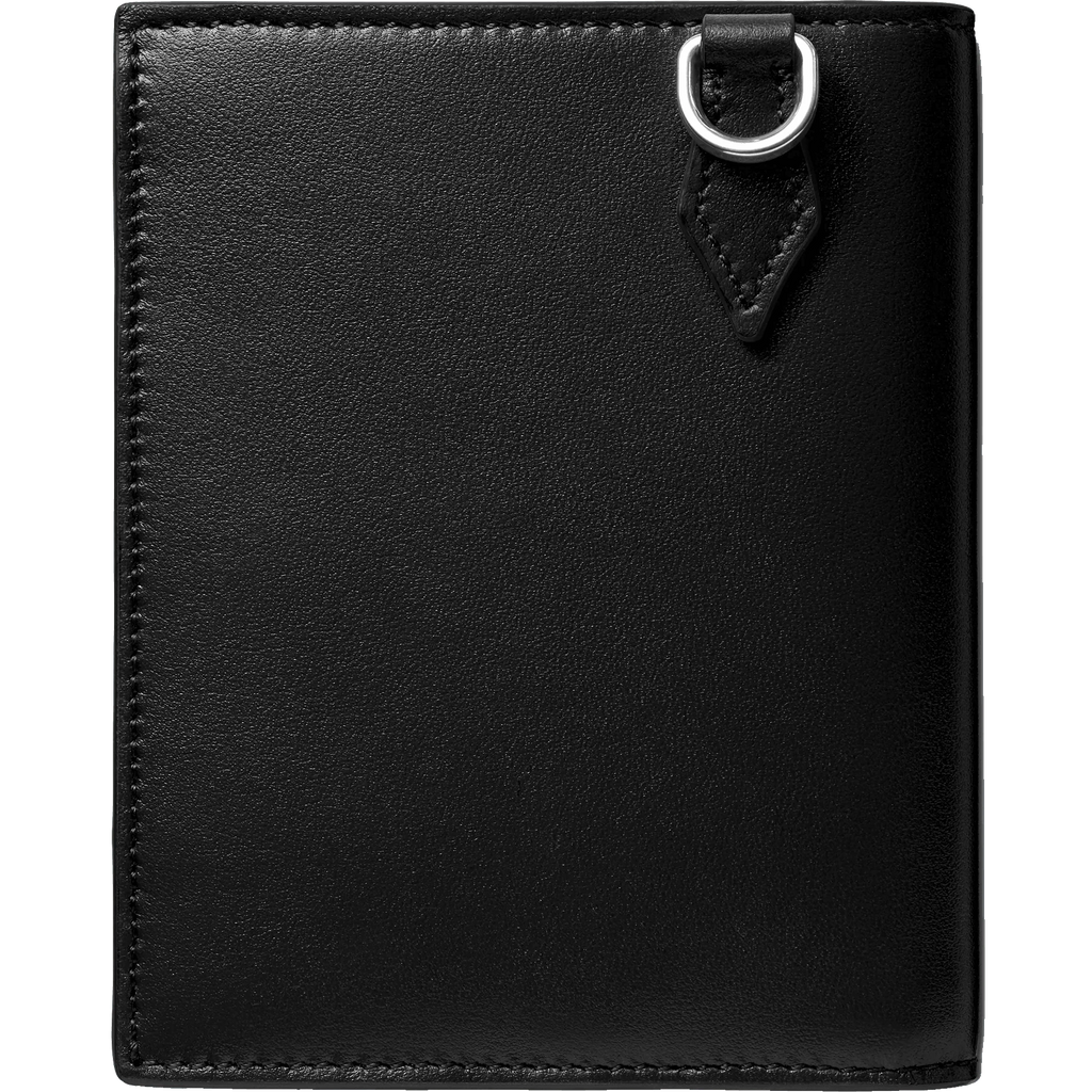 Montblanc portafoglio compatto 6 scomparti Meisterstück nero 129677