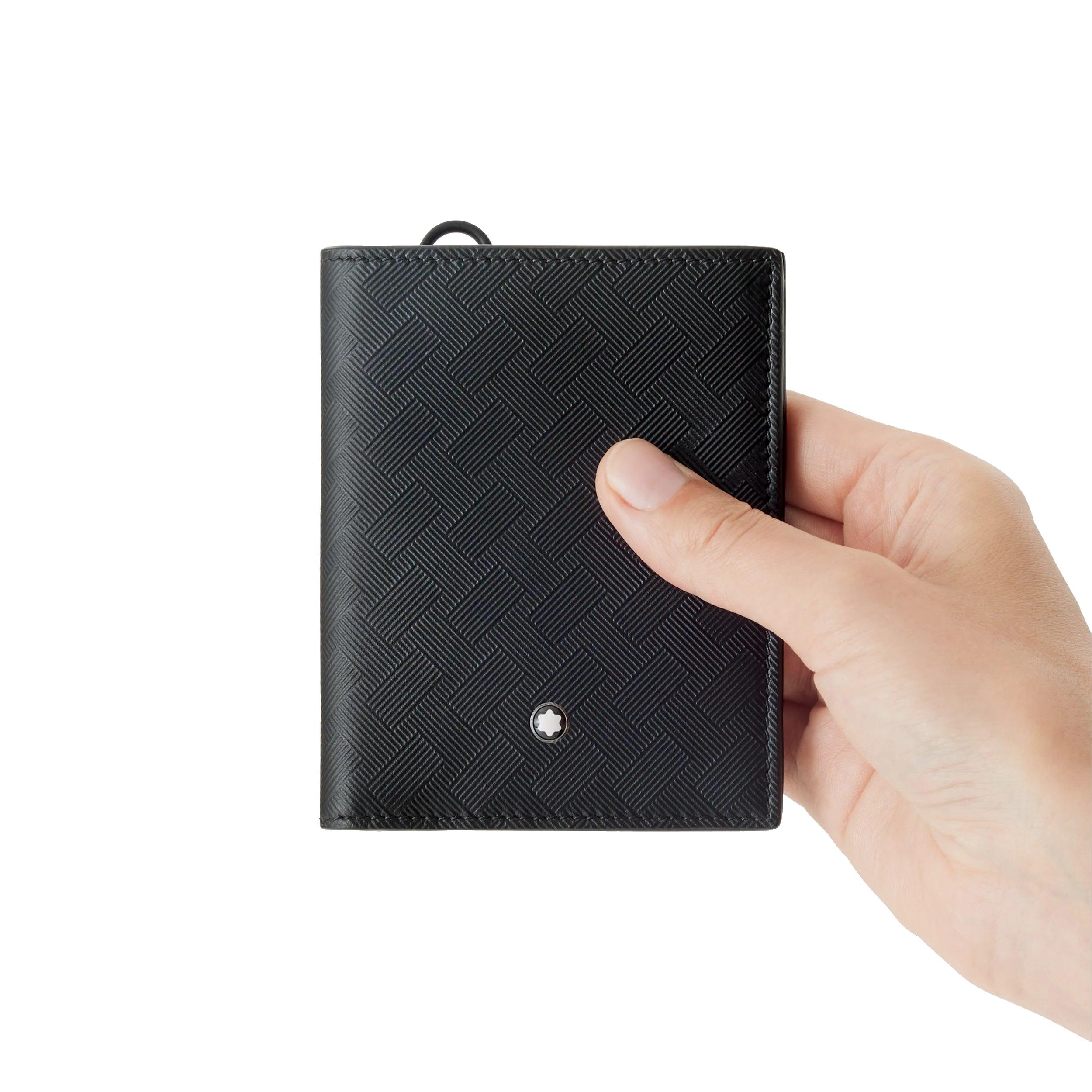 Montblanc portafoglio compatto 6 scomparti Montblanc Extreme 3.0 nero 129975