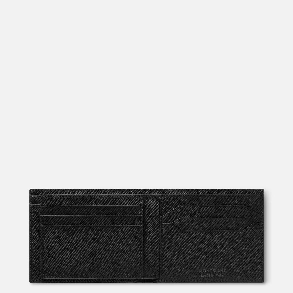 Montblanc portafoglio con 6 scomparti e 2 tasche trasparenti Montblanc Sartorial nero 130318