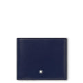 Montblanc portafoglio con porta monete 4CC Meisterstück Ink Blue 131934