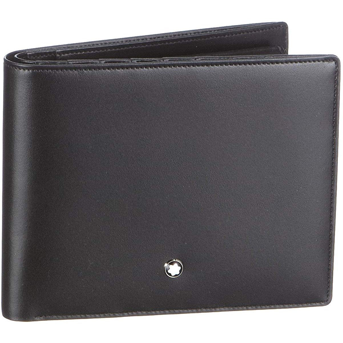 Montblanc portafoglio grande 5 scomparti con portamonete Meisterstück nero 14103