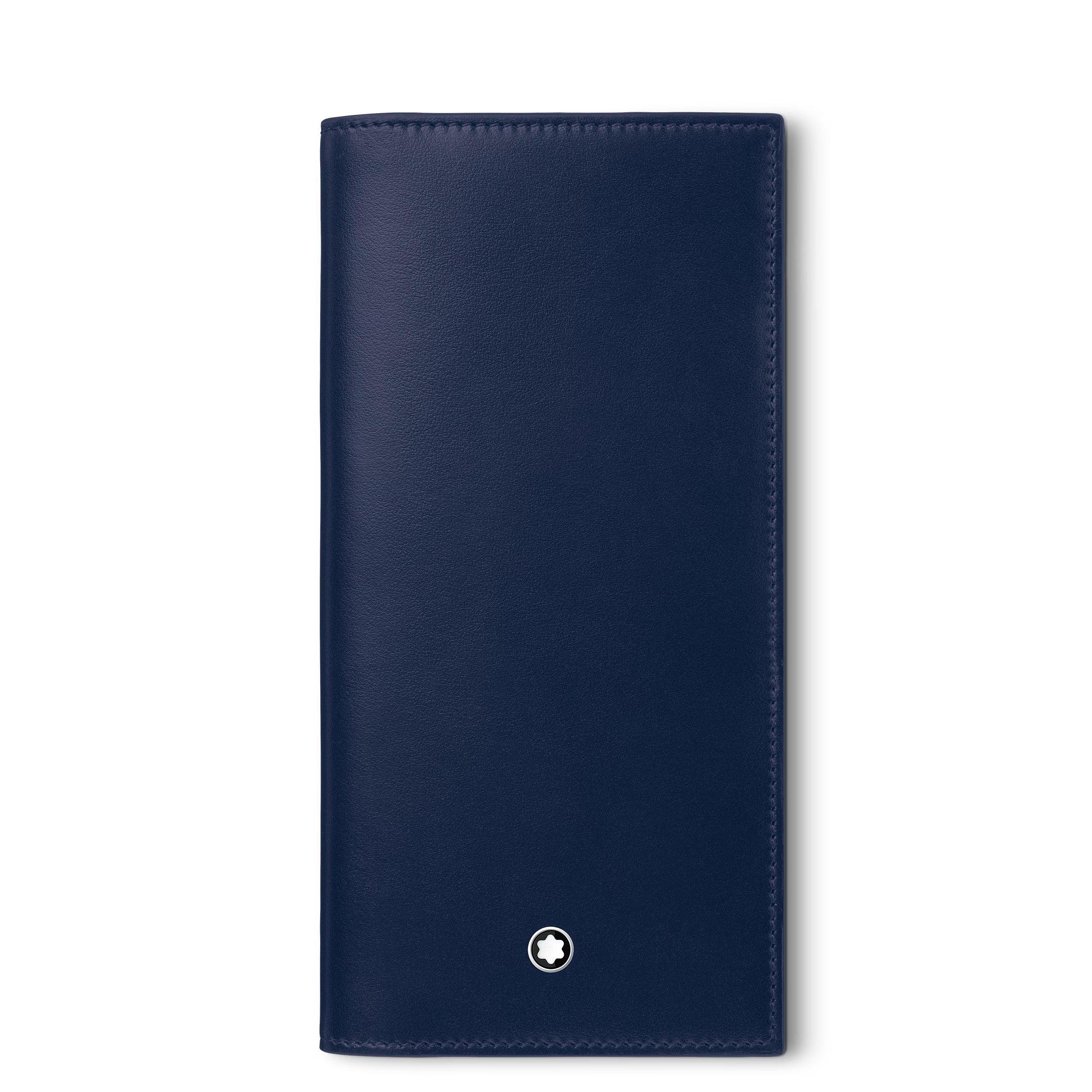 Montblanc portafoglio lungo 15CC Ink Blue 131696