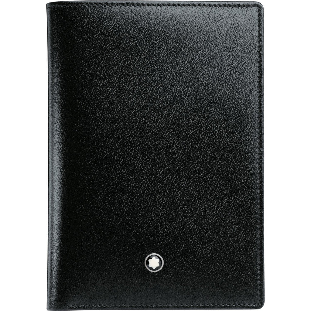 Montblanc portafoglio Meisterstück 4 scomparti nero 11987