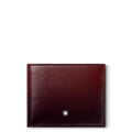 Montblanc portafoglio Meisterstück 6 scomparti bordeaux 131681