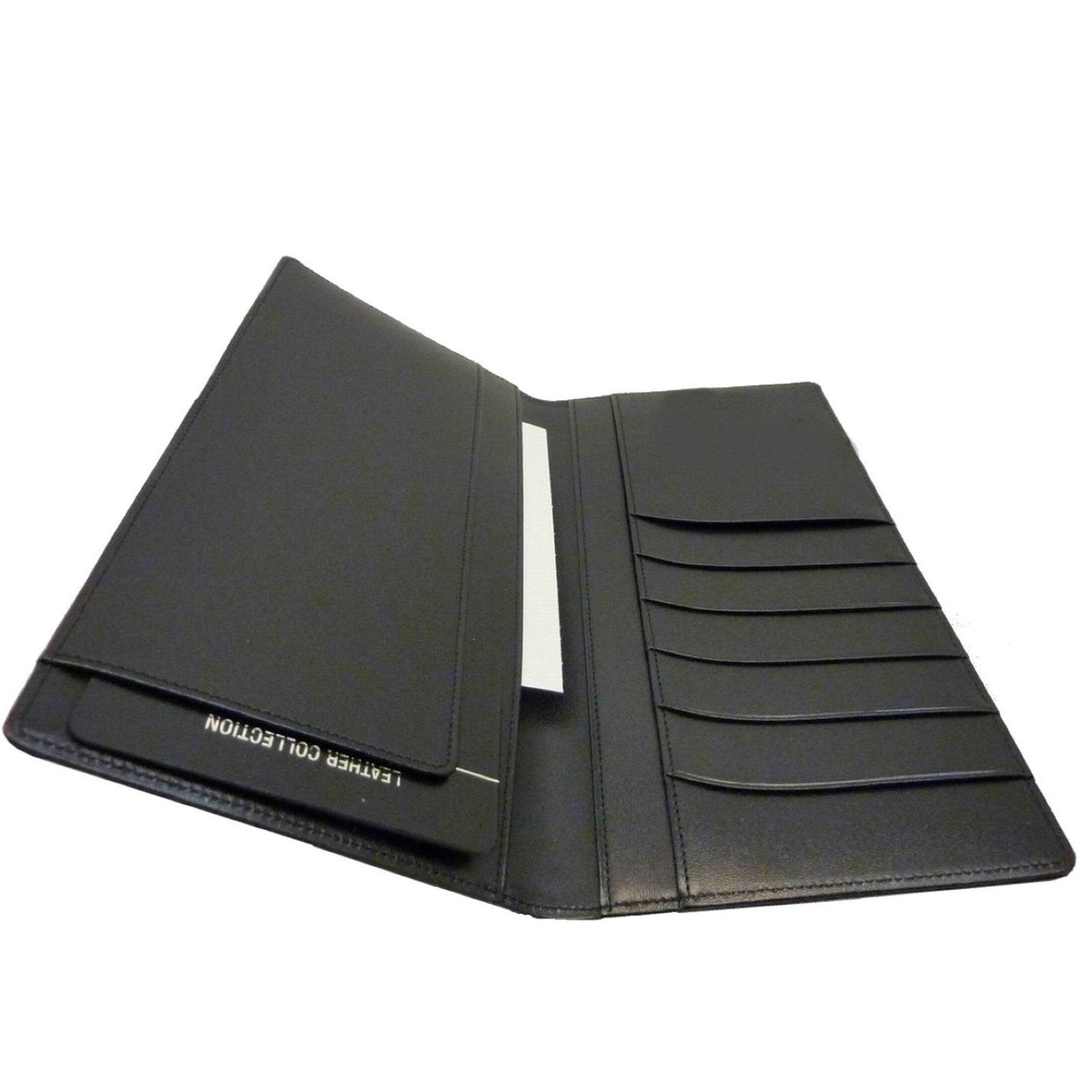 Montblanc portafoglio verticale 6 scomparti Meisterstück nero 35790