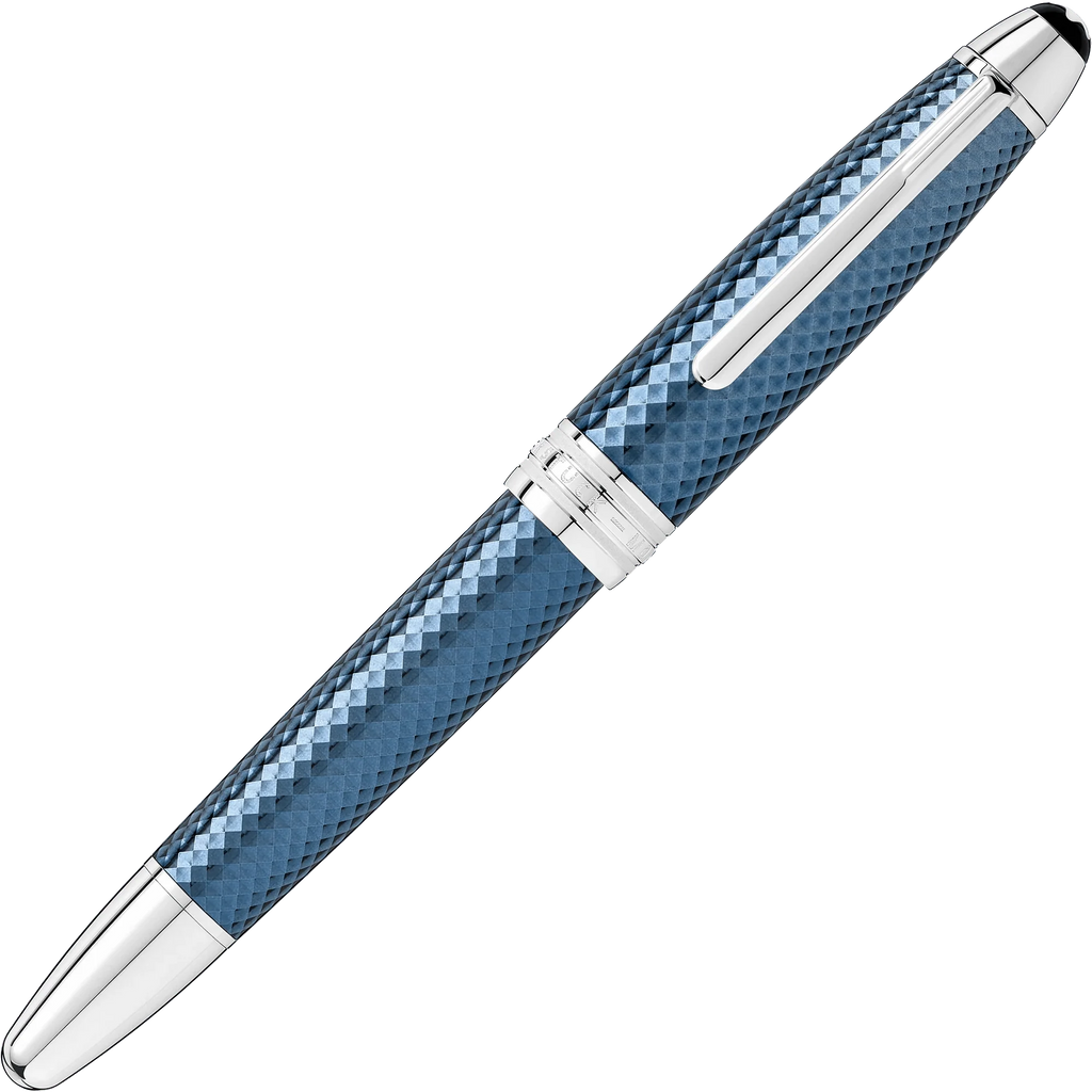 Montblanc roller Meisterstück Glacier Solitaire blu 129408