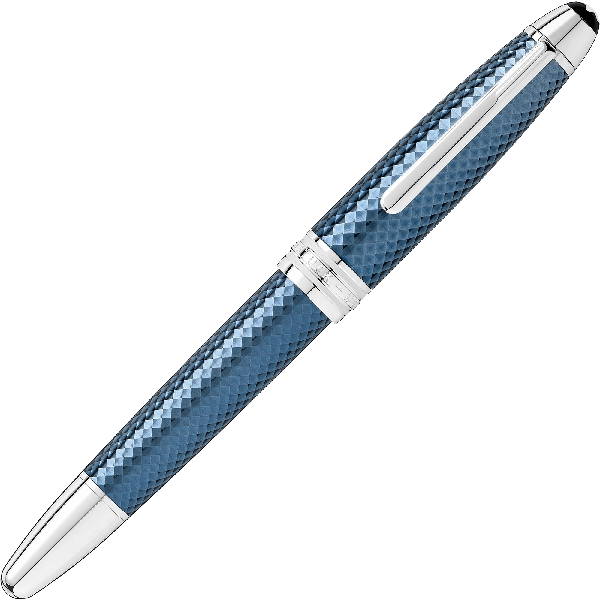 Montblanc roller Meisterstück Glacier Solitaire blu 129408