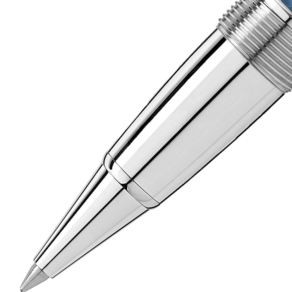 Montblanc roller Meisterstück Glacier Solitaire blu 129408