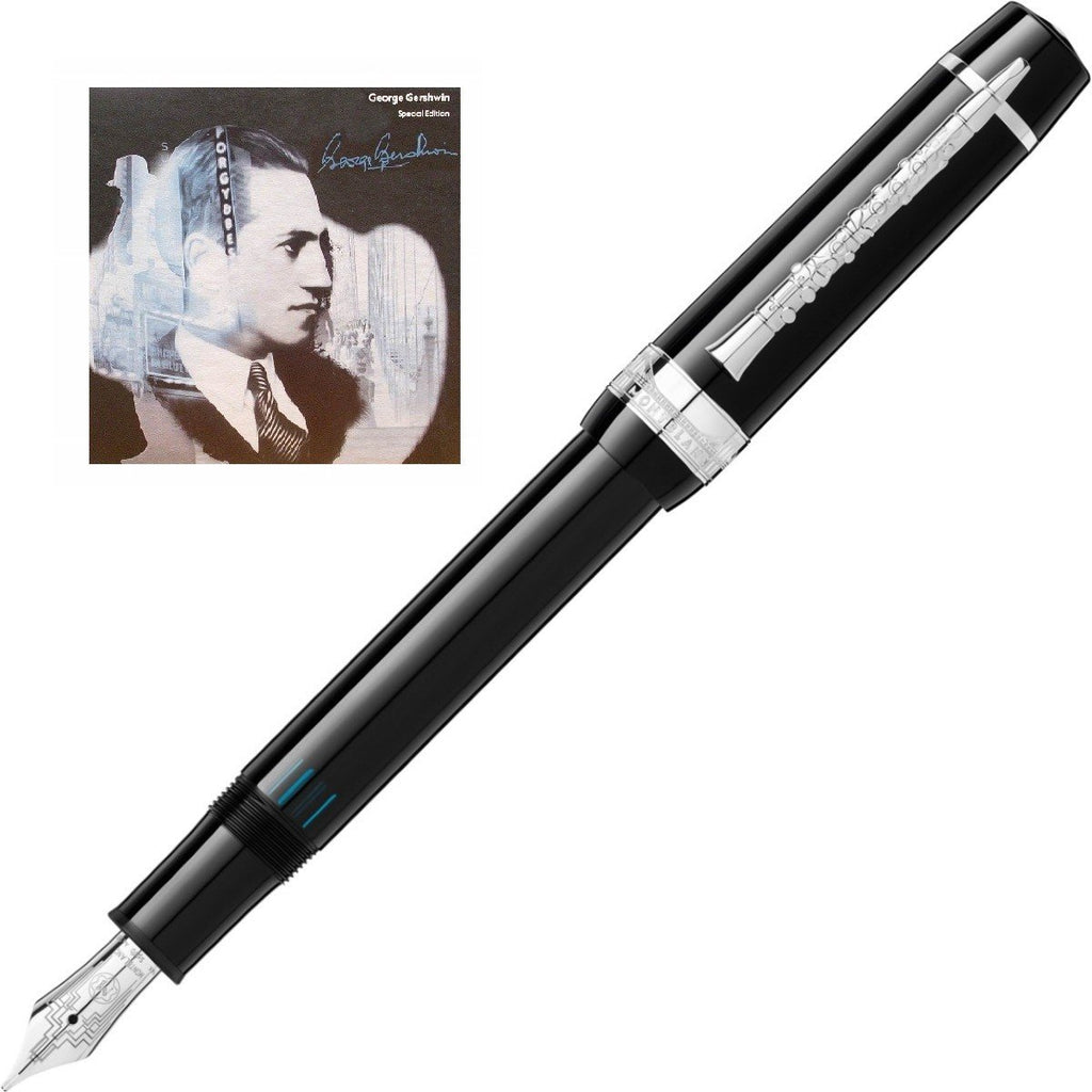 Montblanc stilografica Donation Pen Hommage à George Gershwin Edizione Speciale punta M 119877