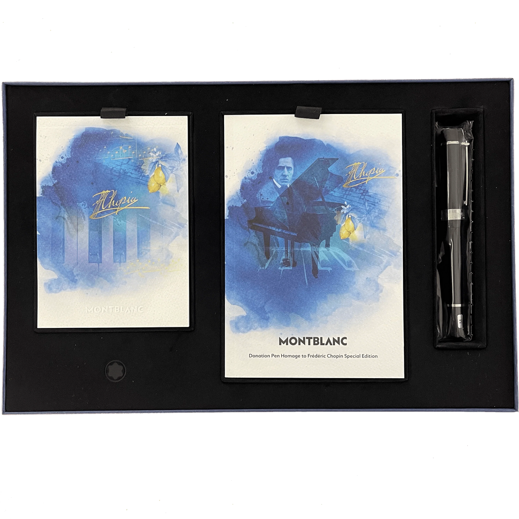 Montblanc stilografica Donation Pen Set Frederic Chopin punta M + blocco note 127640