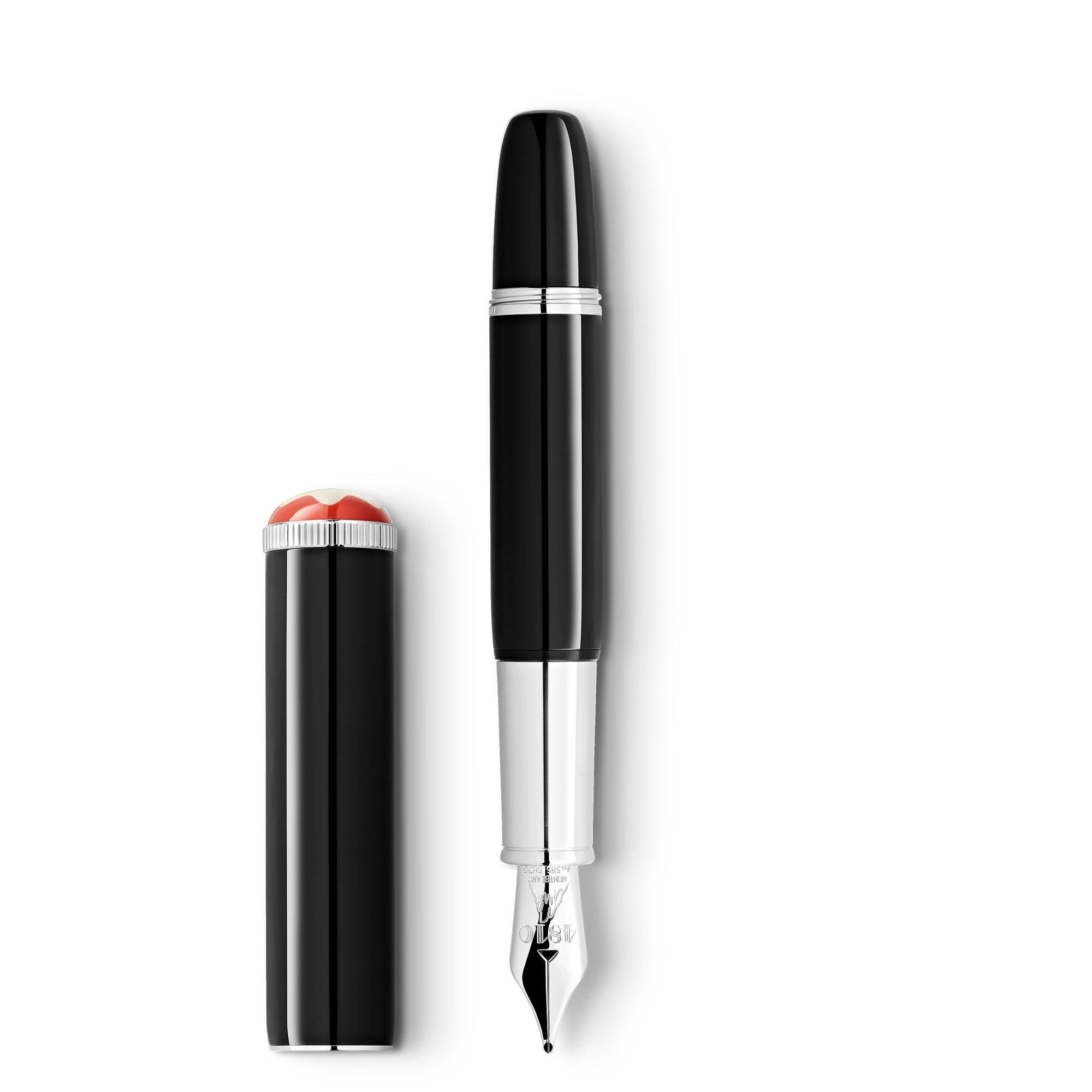 Montblanc stilografica Heritage Rouge et Noir “Baby” Edizione Speciale Nera punta M 127801