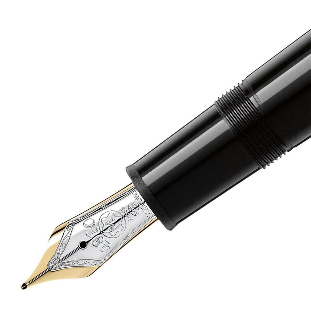 Montblanc stilografica Meisterstuck Platinum Legrand Traveller punta M 114226