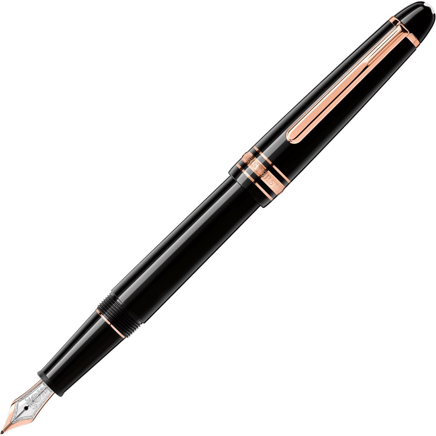 Montblanc stilografica Meisterstück Red Gold Classique punta F 112675