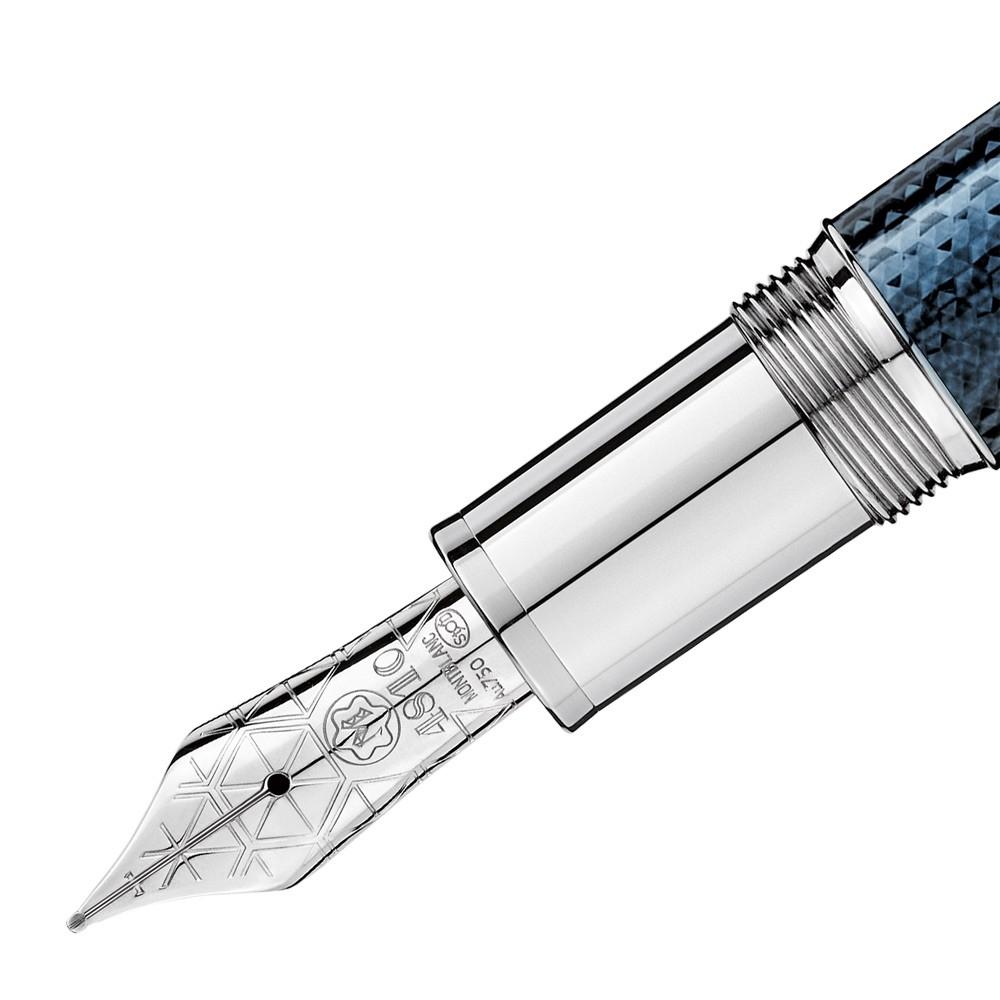 Montblanc stilografica Meisterstuck Solitaire Blue Hour LeGrand 112889