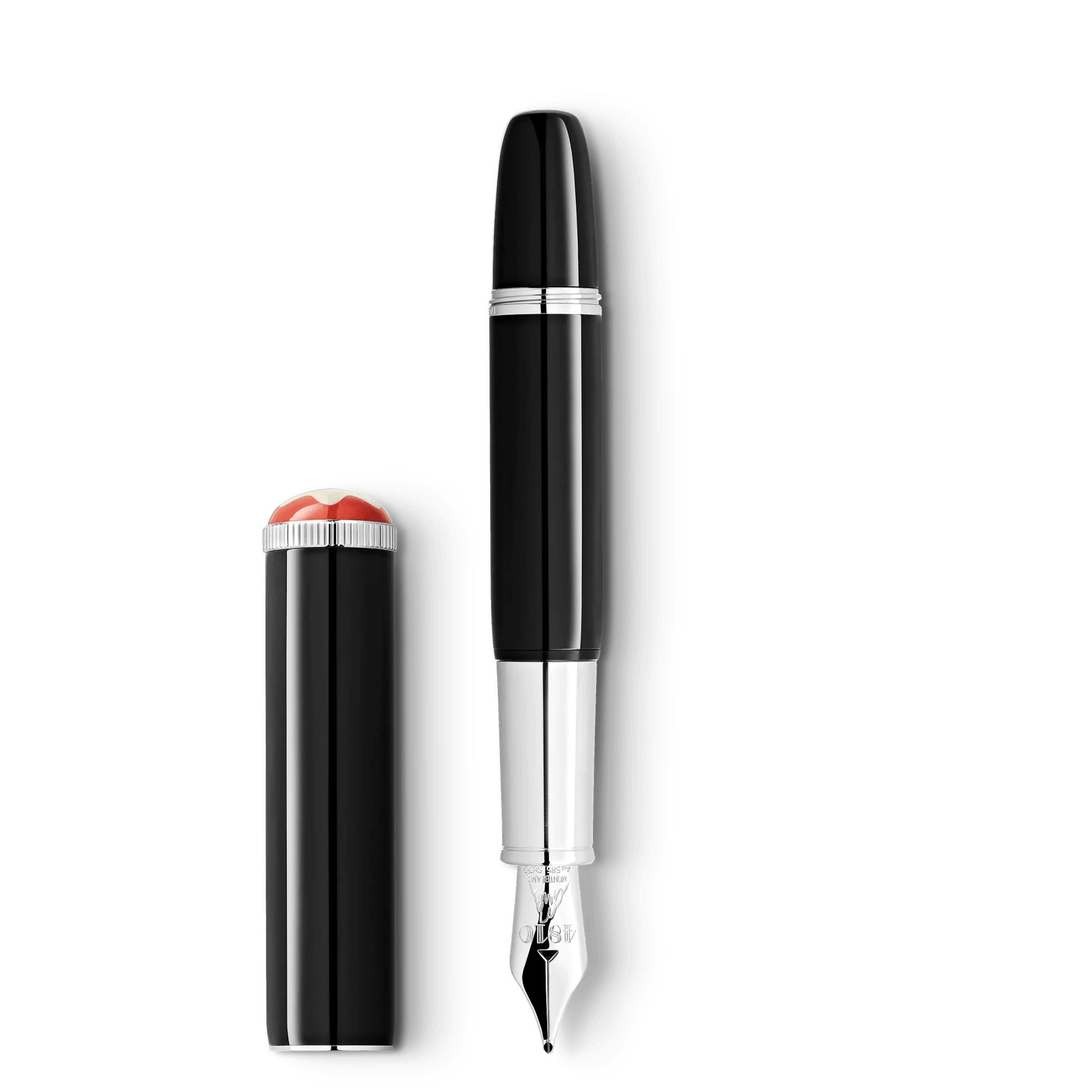 Montblanc stilografica Montblanc Heritage Rouge et Noir Baby edizione speciale nero punta F 127800