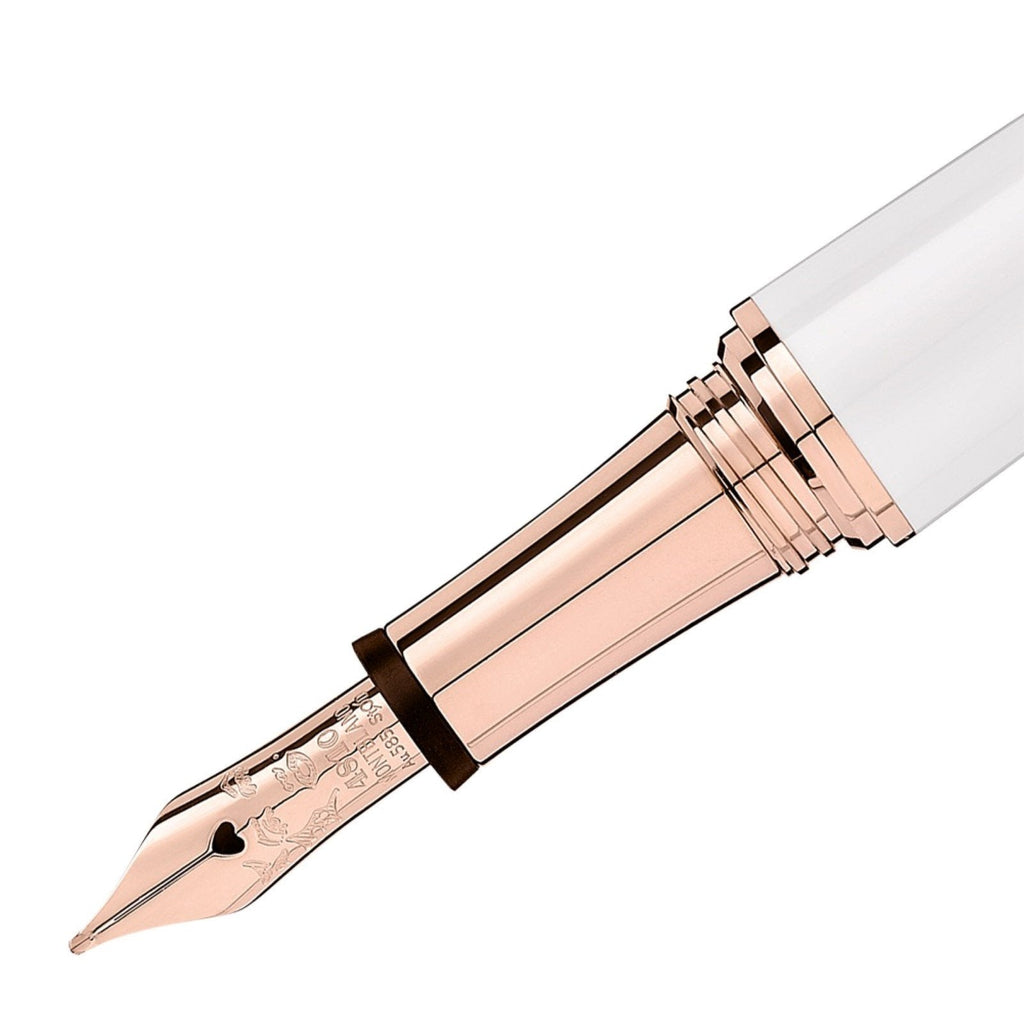 Montblanc stilografica Muses Marilyn Monroe Special Edition Pearl punta F 117883
