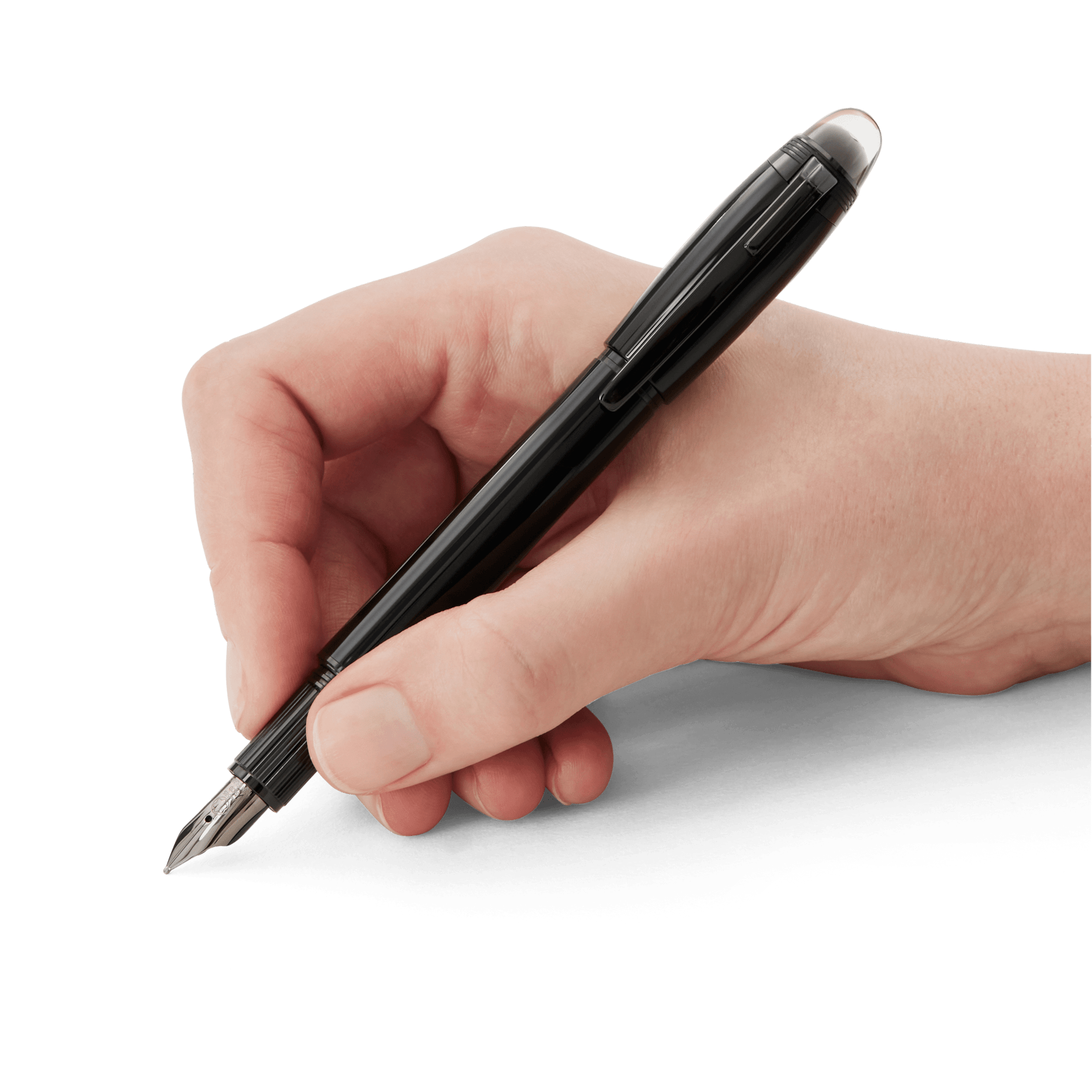 Montblanc stilografica StarWalker BlackCosmos Pregiata Resina punta M 129744