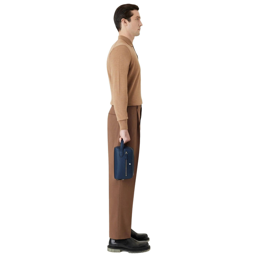 Montblanc trousse da toilette sartorial ink blue 131720