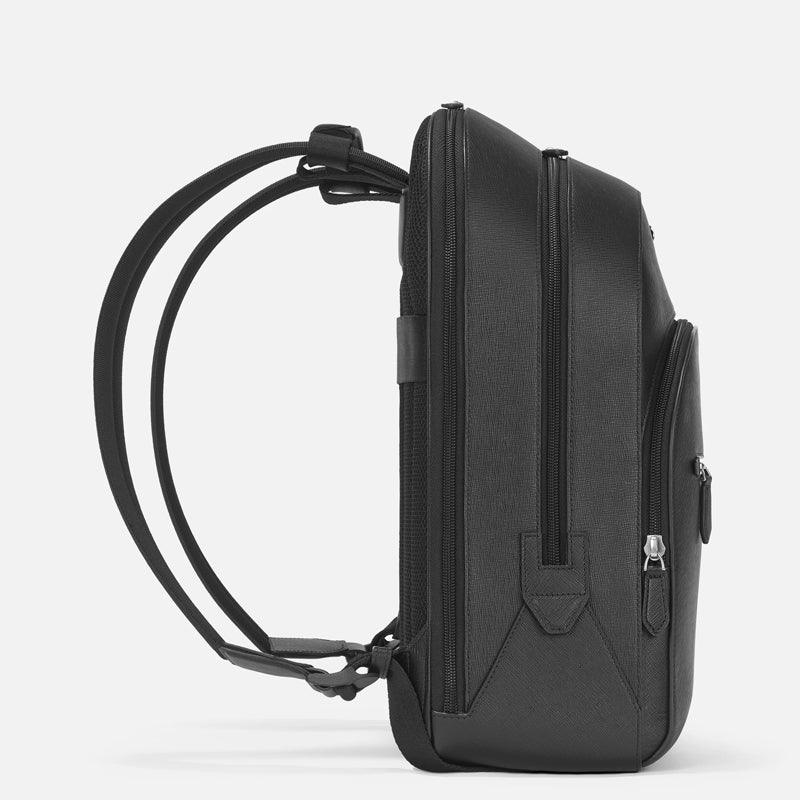 Montblanc zaino grande 3 scomparti sartorial nero 130274