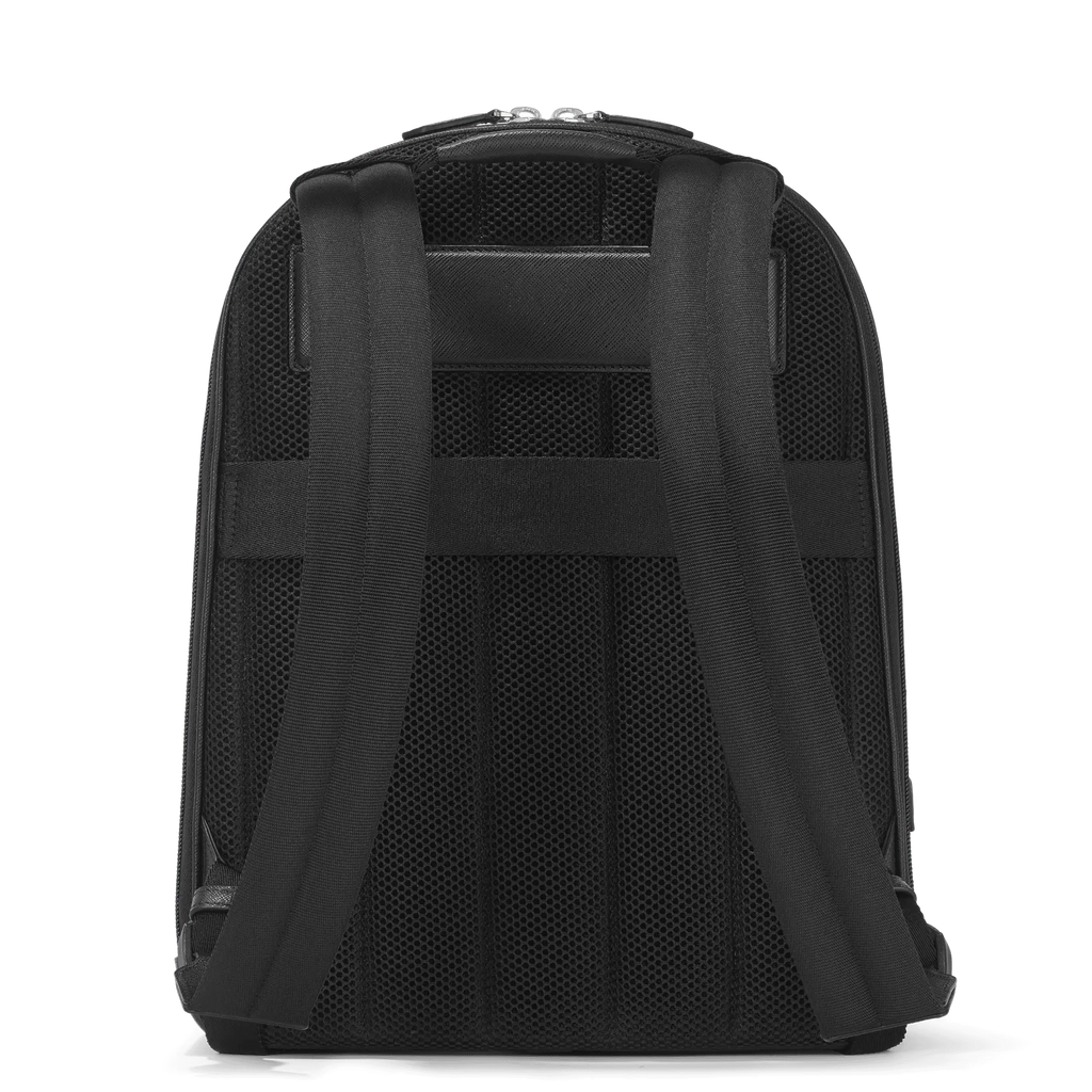 Montblanc zaino medio con 3 scomparti Montblanc Sartorial nero 130275
