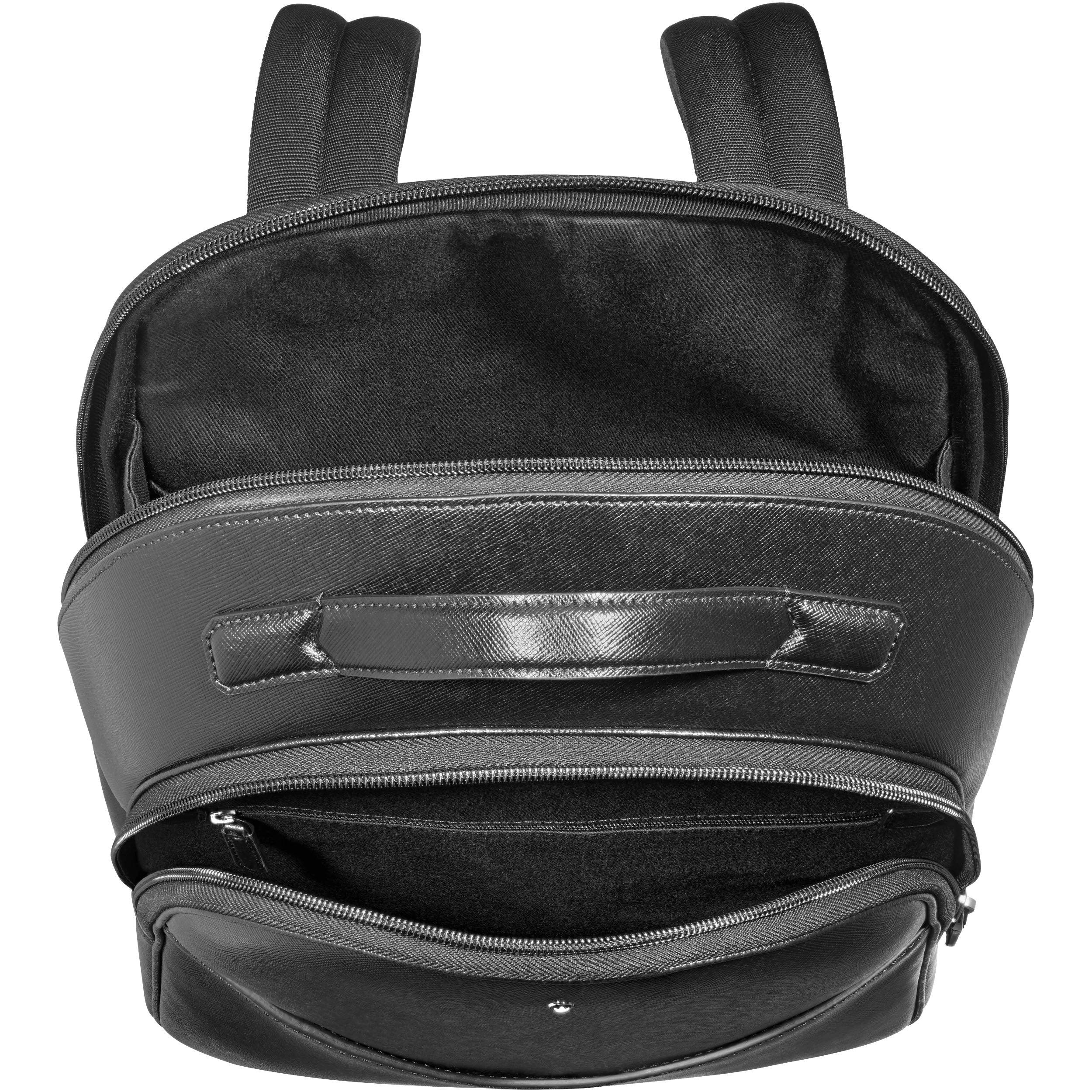 Montblanc zaino piccolo con 2 scomparti Montblanc Sartorial nero 128549