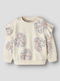 Name It Felpa Girocollo Bambina Bianco Antico - 13258102