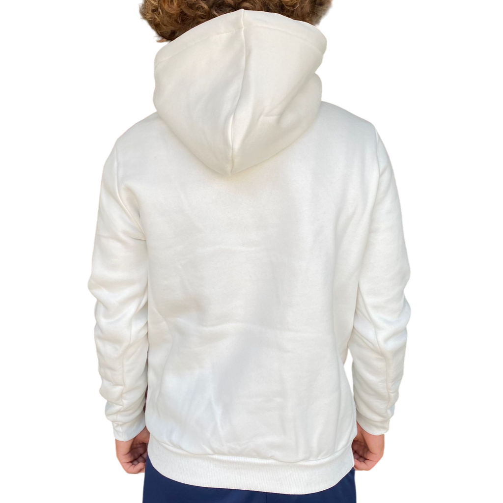 Icon Felpa Cappuccio Uomo Logo IU9016FC Bianco Nero