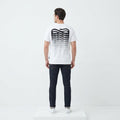 Propaganda t-shirt in cotone manica corta con stampa RIBS sul retro 26ssprts659 bianco