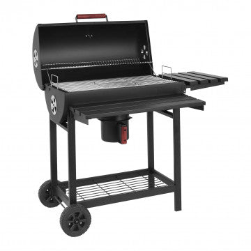 Barbecue Tennessee a carbonella con struttura in acciaio verniciato nero