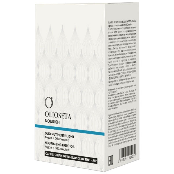 OLIOSETA NOURISH OLIO CAPELLI NUTRIENTE LIGHT 100 ML