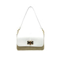 Orbetello - Raffia & Leather Shoulder Bag