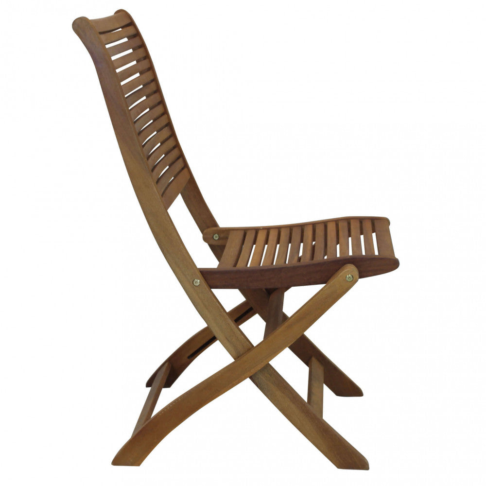 Sedia Riviera in legno di Acacia massiccio con dimensioni cm 50 x 65 x 94 h
