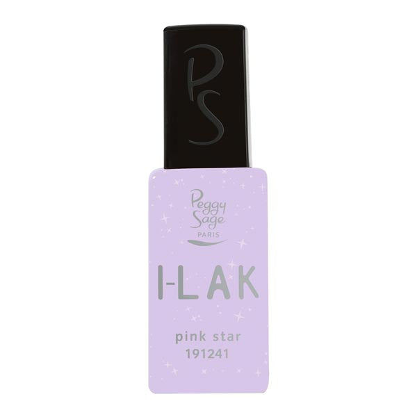 PEGGY SAGE  SOAK OFF GEL POLISH I-LAK PINK STAR 11 ML