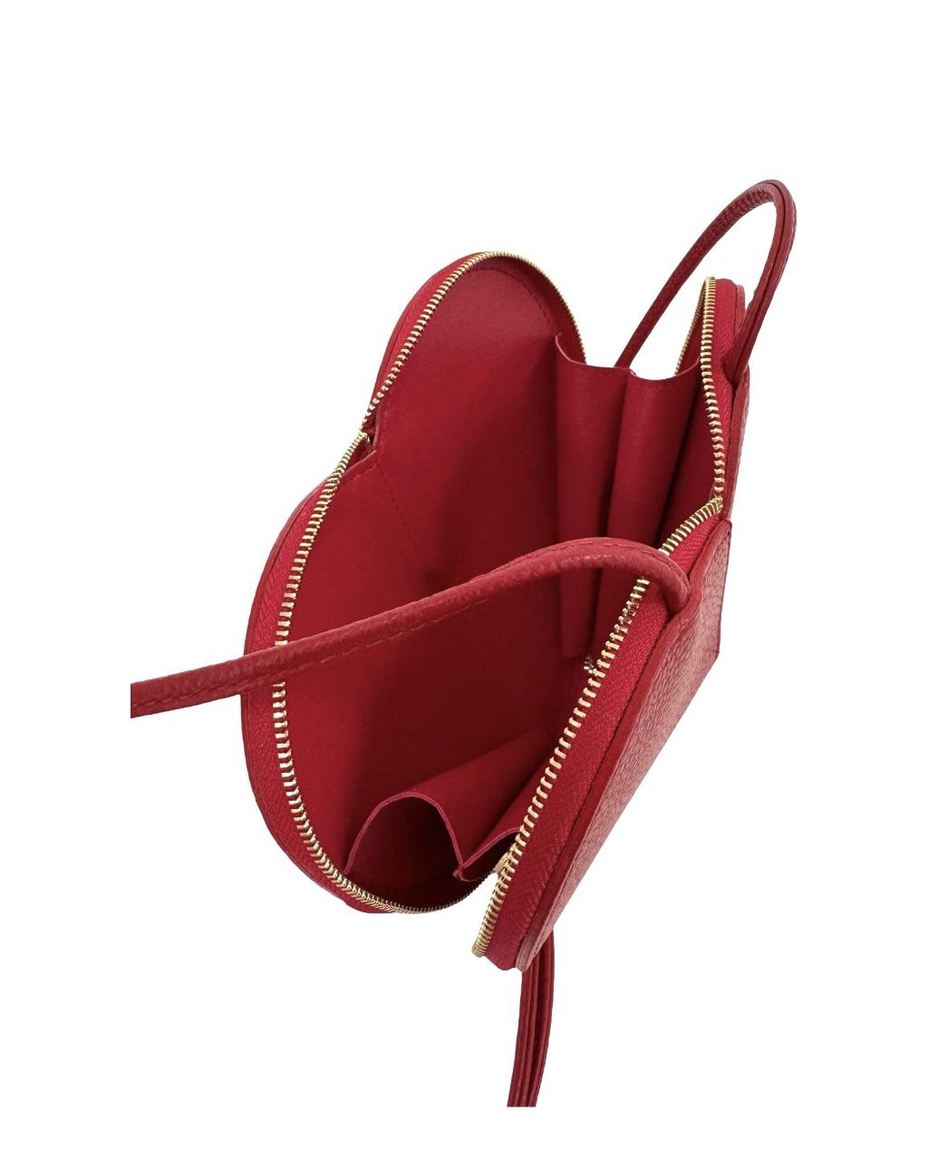 Modex™luxury heart-shaped bag made from Italian leather