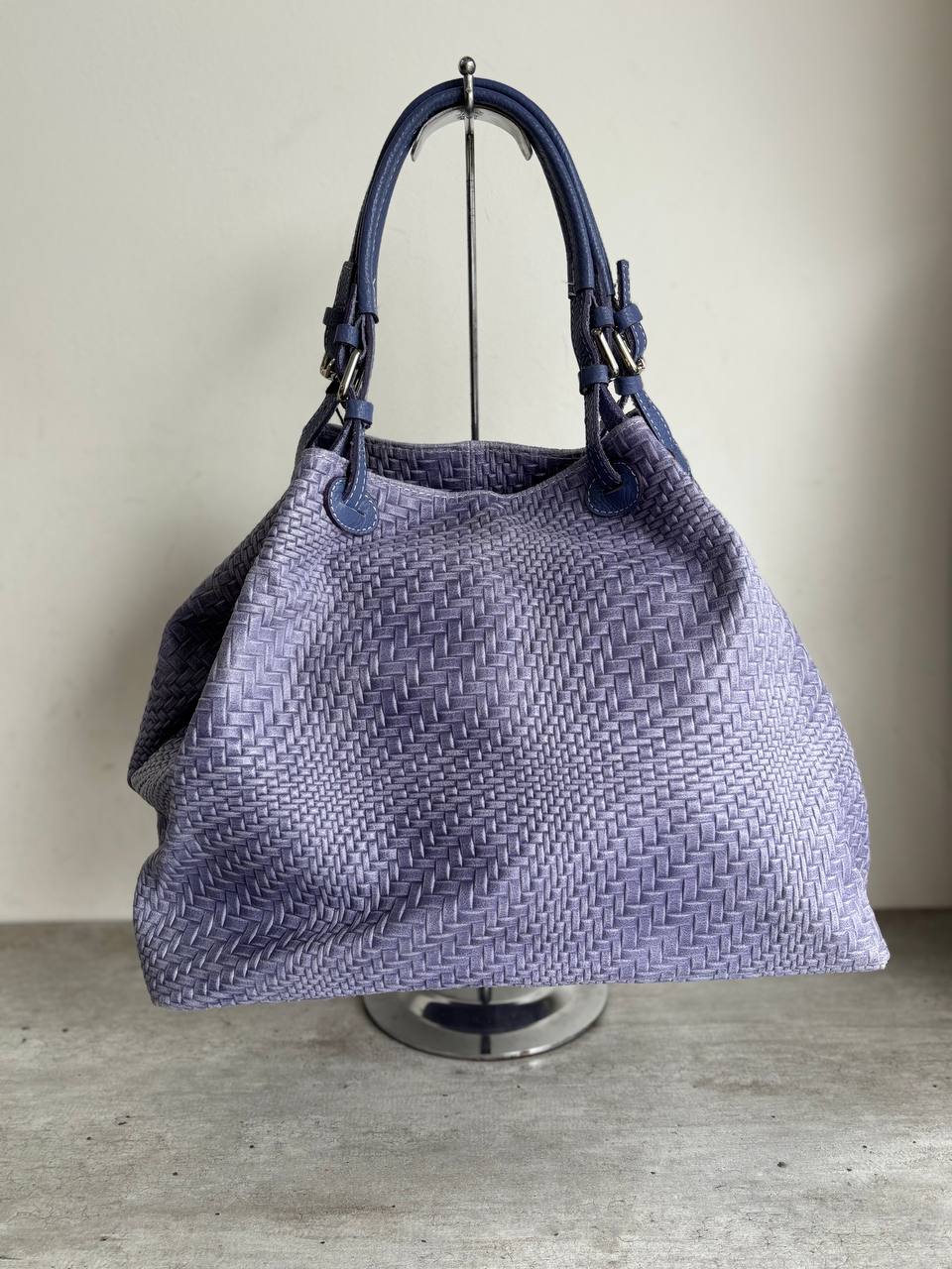 Woven Leather Tote