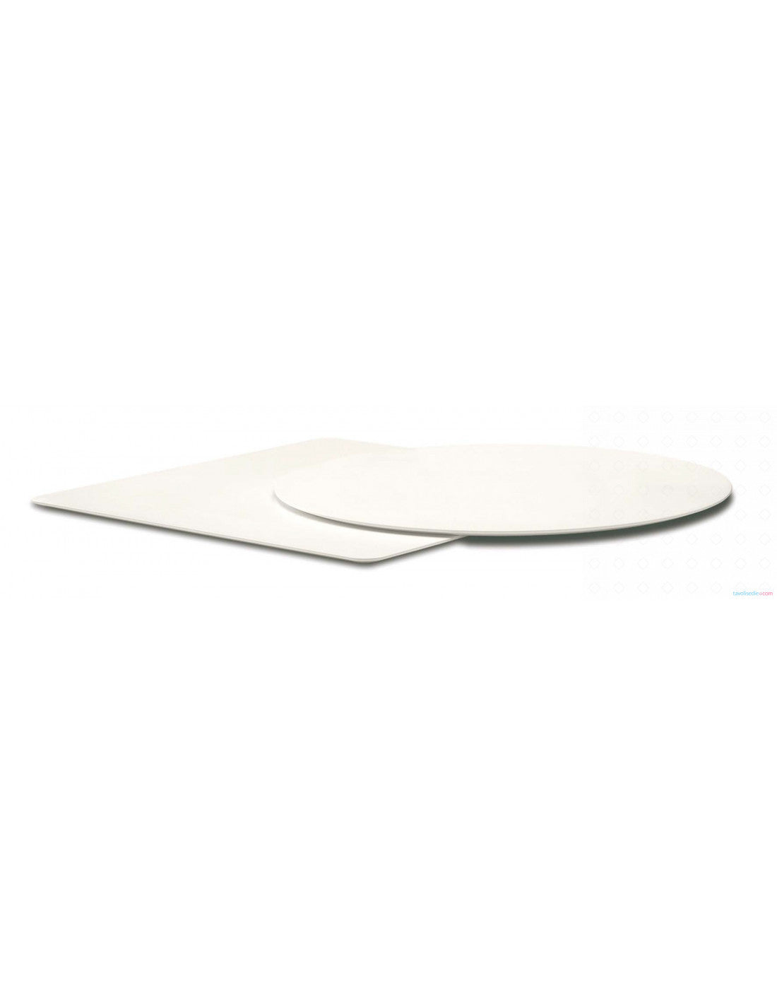Piano HPL stratificato bianco 10 mm 69X69