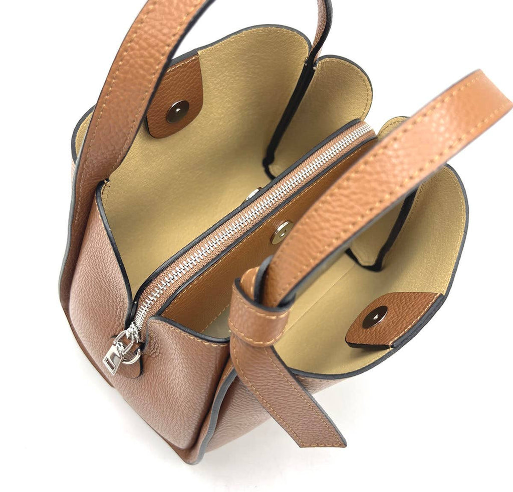 Pienza - Italian Leather Tote Handbag