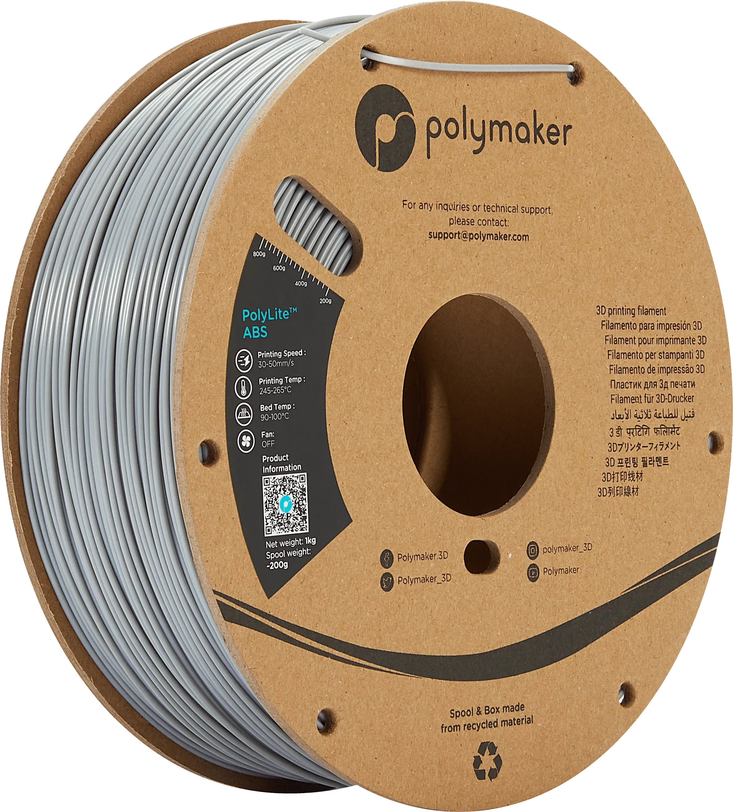 POLYMAKER POLYLITE ABS 1.75mm/1KG