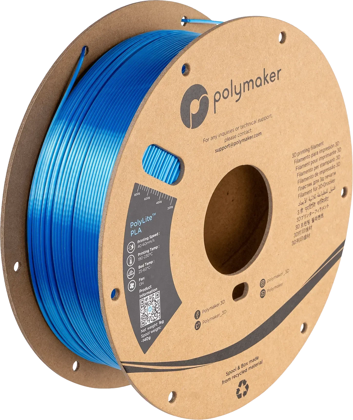POLYMAKER POLYLITE SILK PLA DUAL COLOR 1.75mm/1KG
