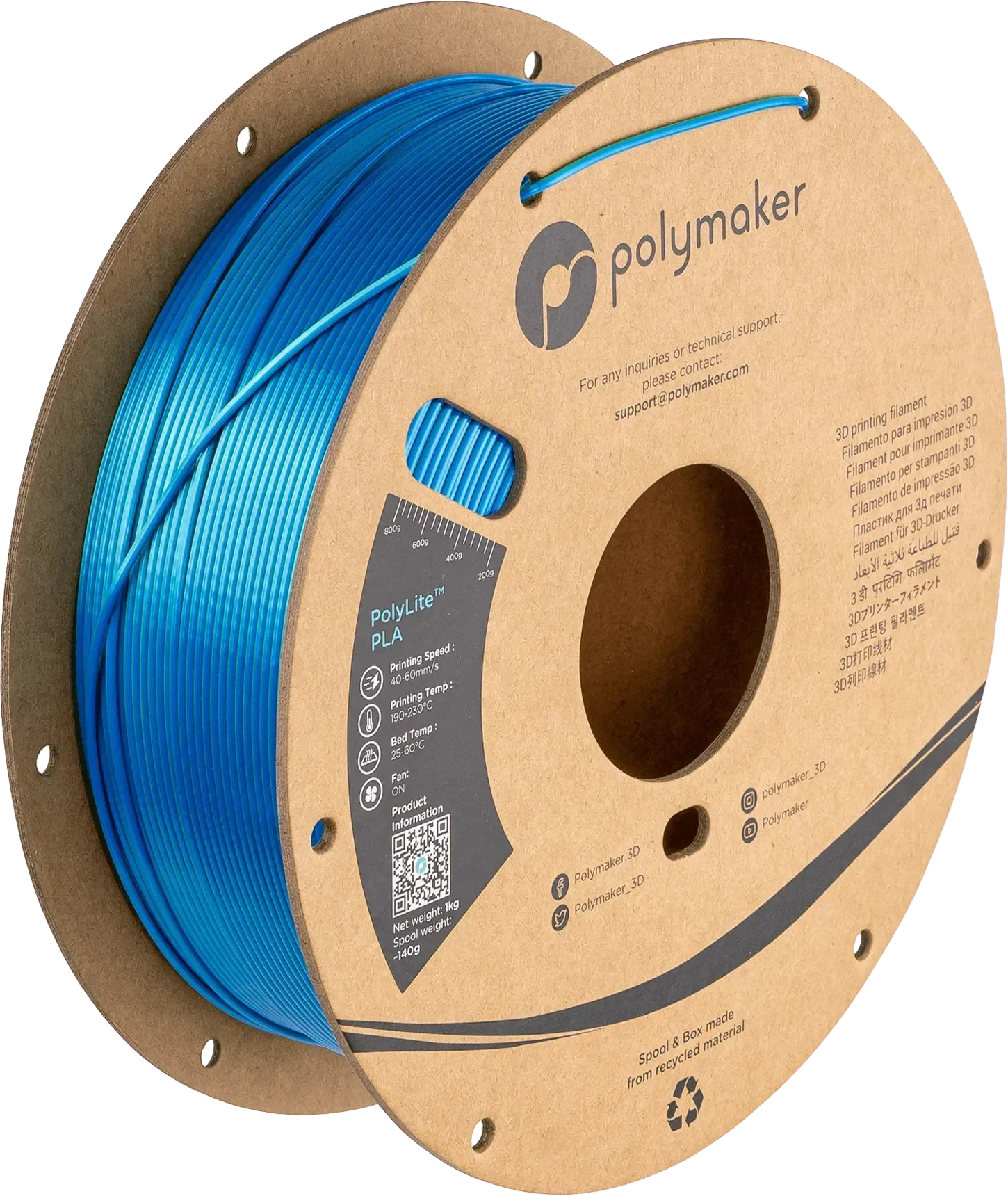 POLYMAKER POLYLITE SILK PLA DUAL COLOR 1.75mm/1KG