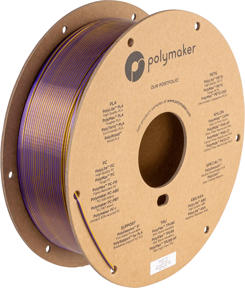 POLYMAKER POLYLITE SILK PLA DUAL COLOR 1.75mm/1KG
