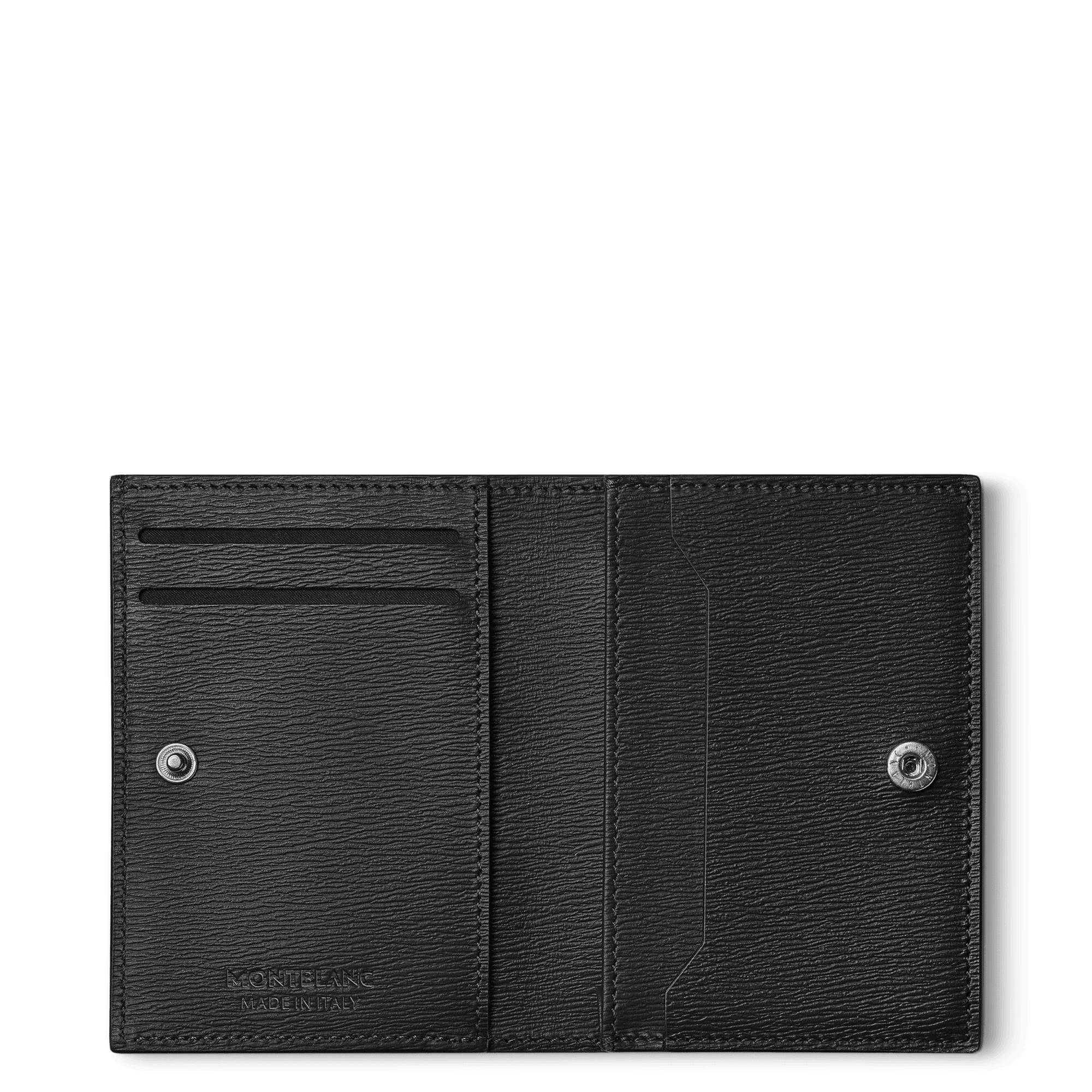 Porta biglietti da visita con scomparto per banconote Meisterstück 4810 nero 129251