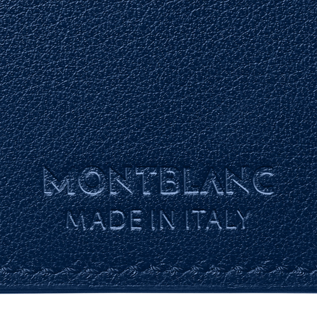 Porta carte 6 scomparti Meisterstück Selection Soft blu 130060